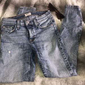 [Hudson Jeans] Washed Denim Skinny